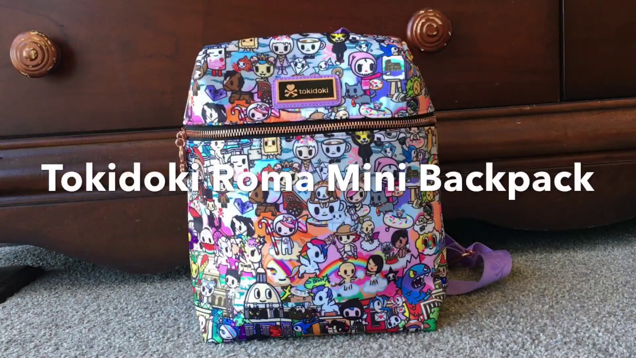 Tokidoki Roma Mini Backpack : review and packing