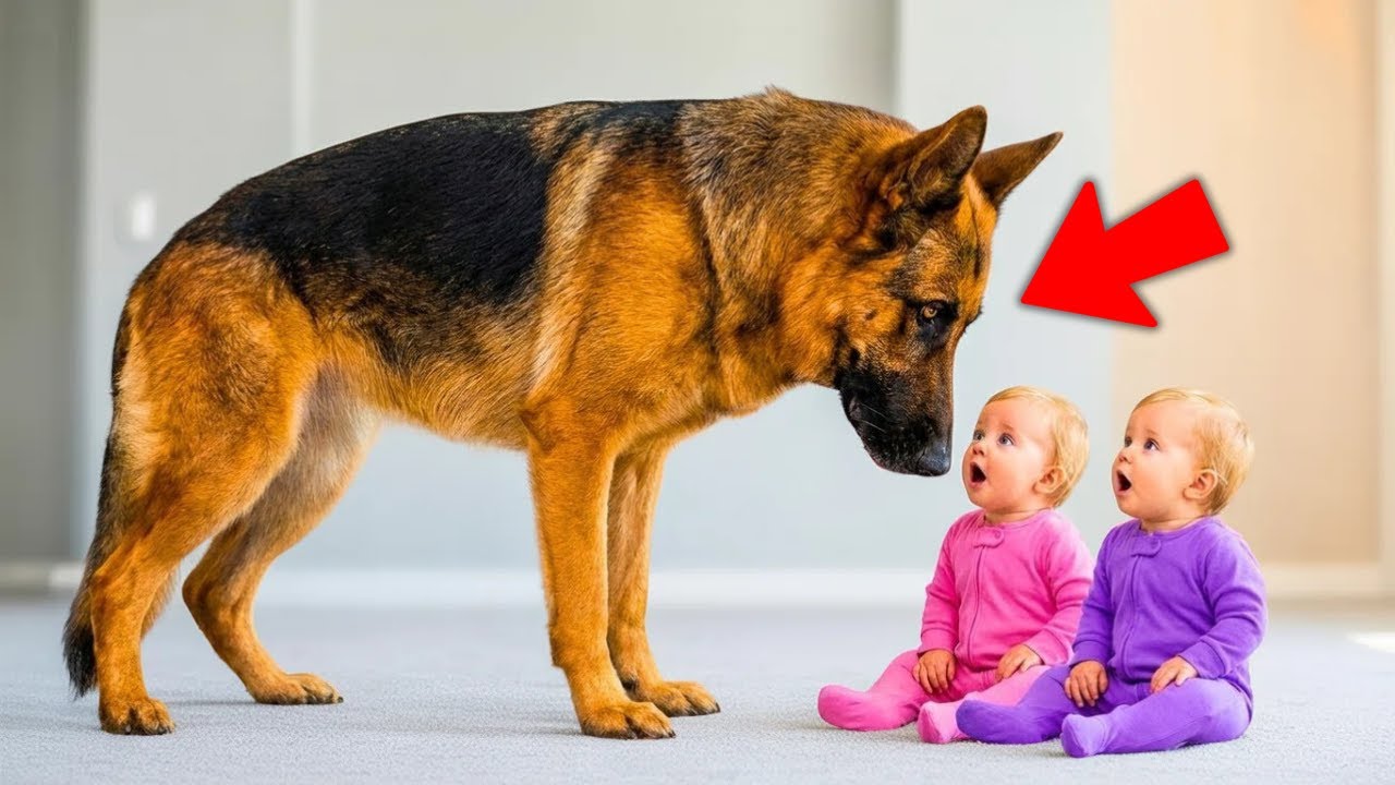 Sans cette vidéo, on ne croirait pas ce que ce chien a fait aux bébés jumeaux !