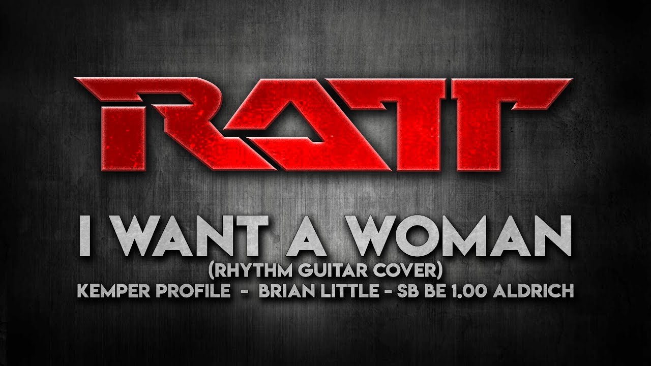 RATT - I Want A Woman (Rhythm Guitar Cover)