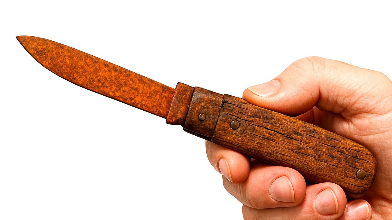 RESTORATION Old Rusty Pocket Knife!