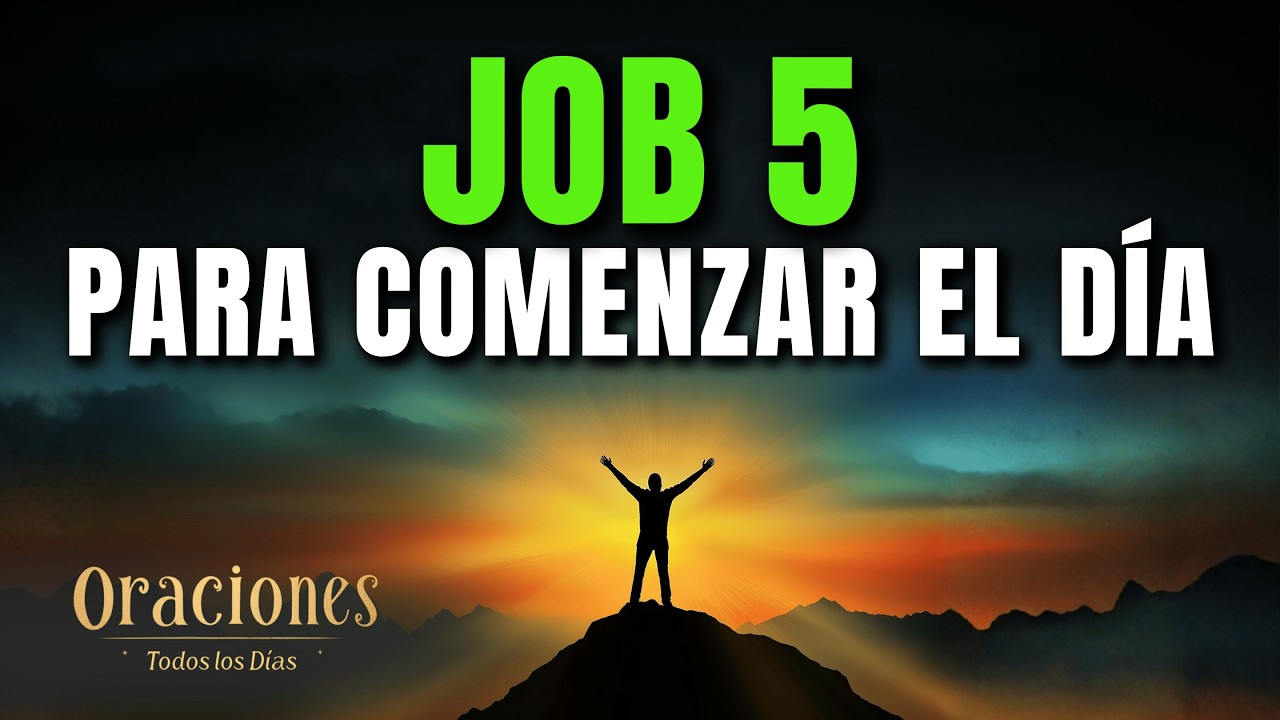 Oración de la Mañana con JOB 5 | Poderosa Oración para BUSCAR A DIOS EN MEDIO DEL DOLOR Y LA FE VIVA