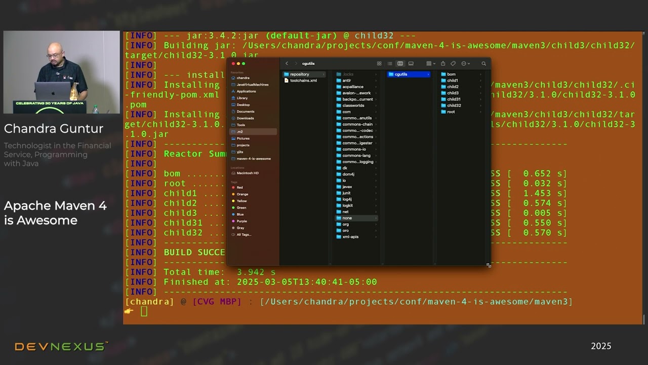 Devnexus 2025 - Apache #Maven 4 is Awesome - Chandra Guntur
