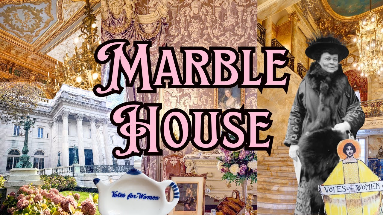 MARBLE HOUSE TOUR | Alva Vanderbilt’s Mini-Versailles Suffrage Powerhouse | Newport RI