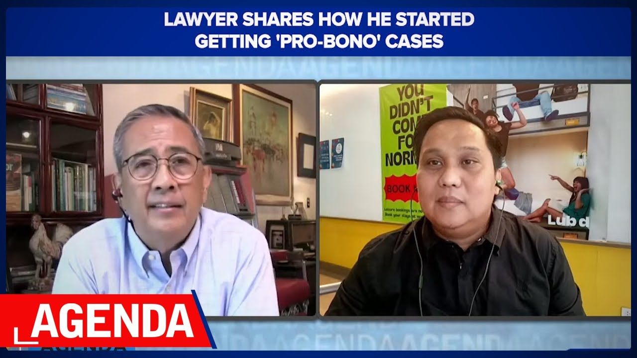 Lawyer shares journey on how he started getting pro-bono cases