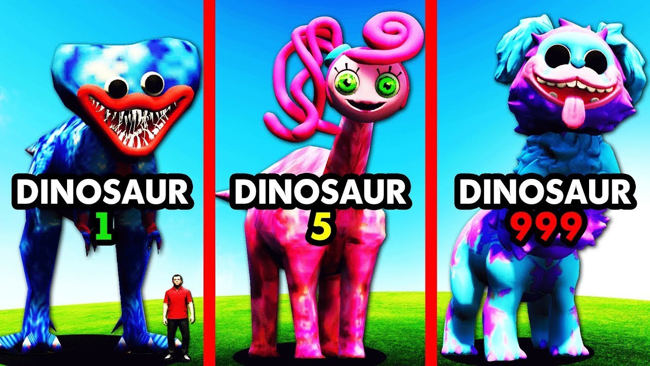 Cazando A HUGGY WUGGY DINOSAURIO En GTA 5
