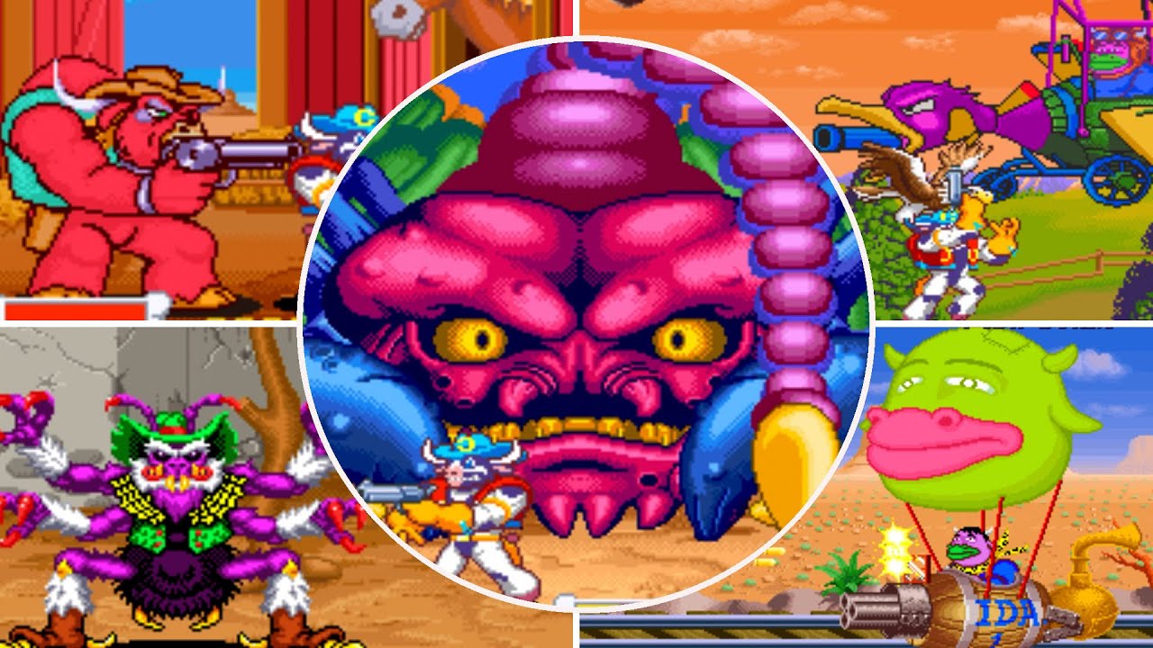 Wild West C.O.W.-Boys of Moo Mesa (Arcade) All Bosses