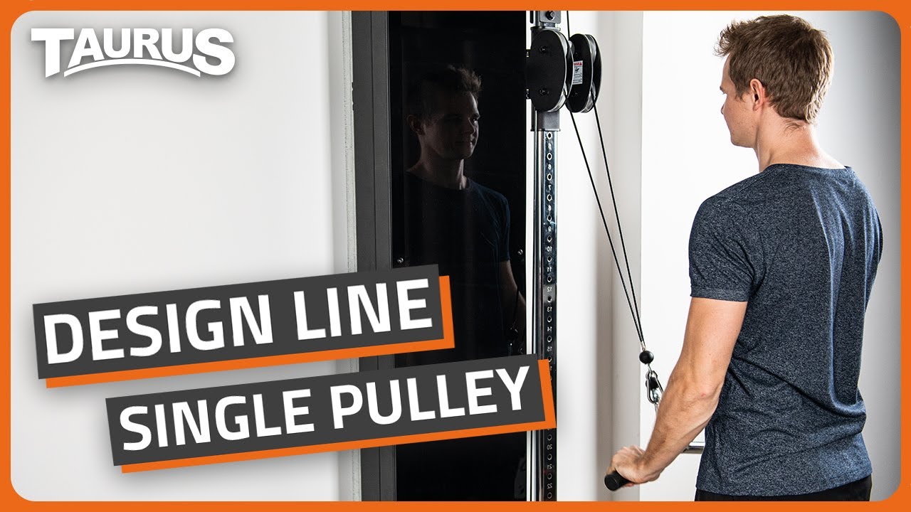 Taurus Kabelzug Design Line | Single Pulley zur Wandmontage | Krafttraining zu Hause, Kraftstation