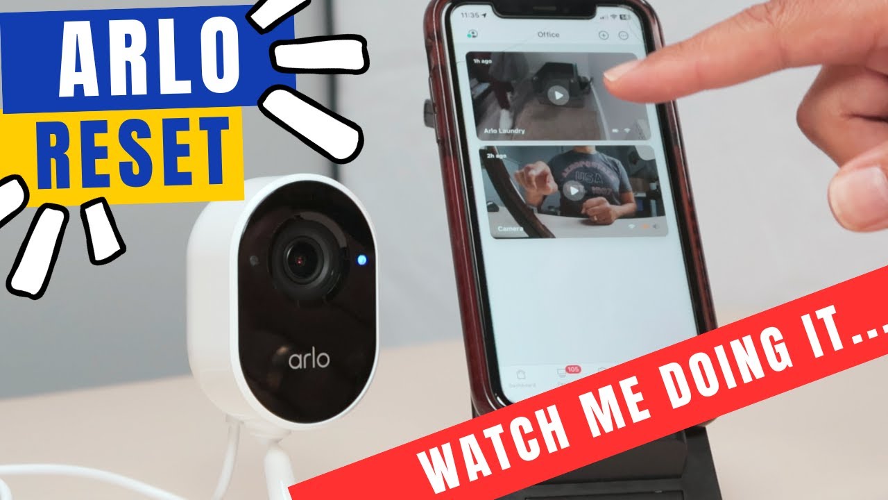 Как сбросить настройки камеры Arlo Essential — пошагово [РЕАЛЬНЫЙ ПРИМЕР]