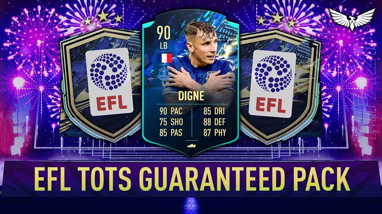 EFL GUARANTEED TOTS PACK SBC!!! 90 TOTS MOMENTS DIGNE SBC!!! - FIFA 21 Ultimate Team