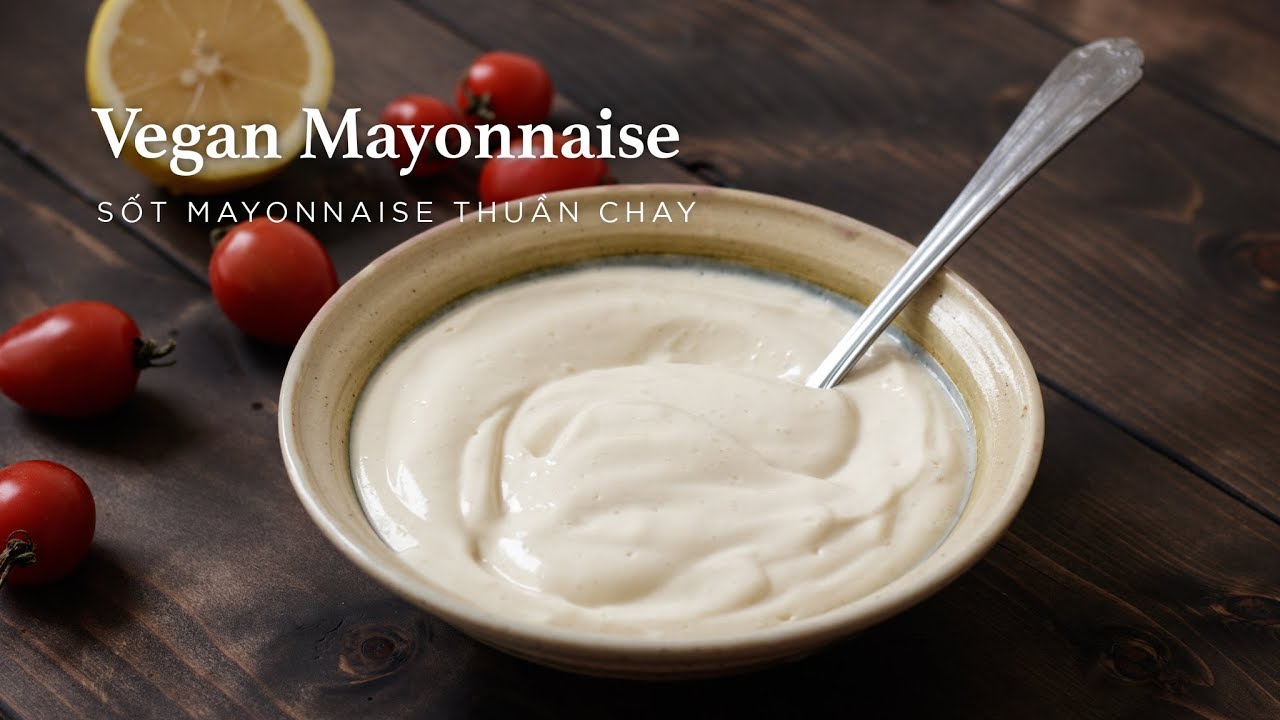 ASMR | Easy Vegan Mayonnaise  | Sốt Mayonnaise (Thuần Chay)