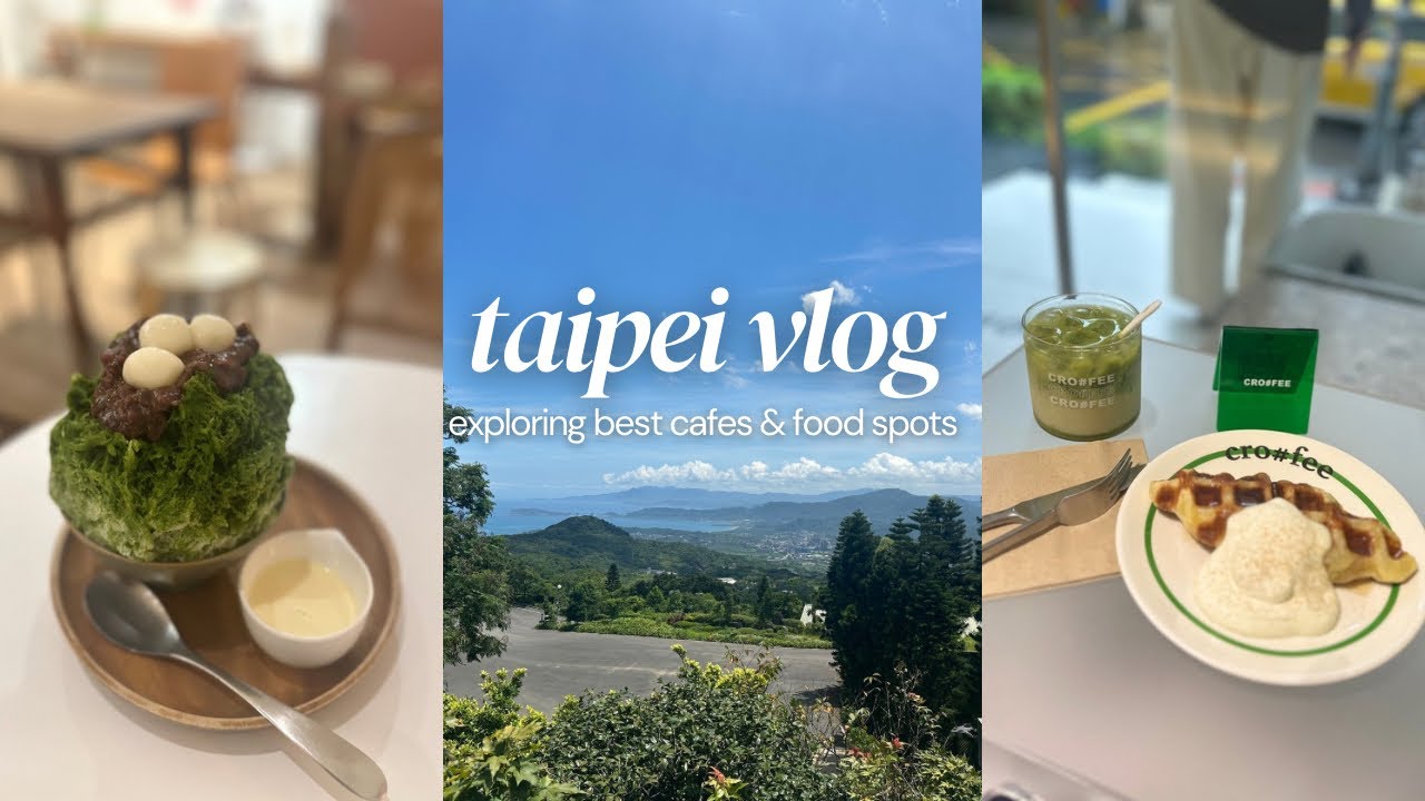 Exploring Taipei’s Best Cafes & Food Spots | Medical Student’s Summer Vlog