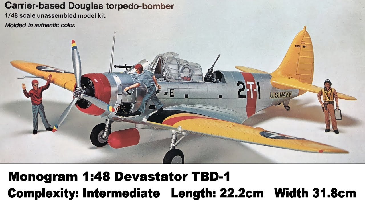Monogram 1:48 Devastator TBD-1 Kit Review