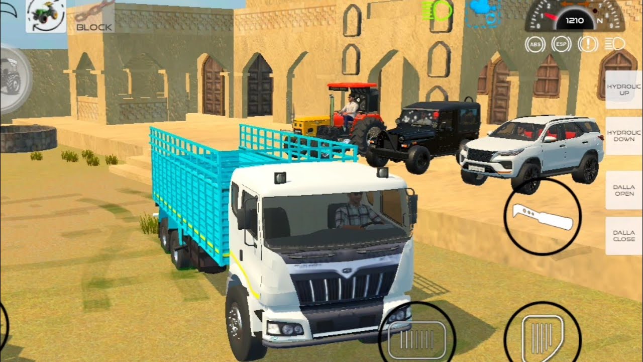 Sidhu mosse wala THAR Sidhu paaji haveli 😱💥truck simulator loading Thar #gaming #thar #new 
