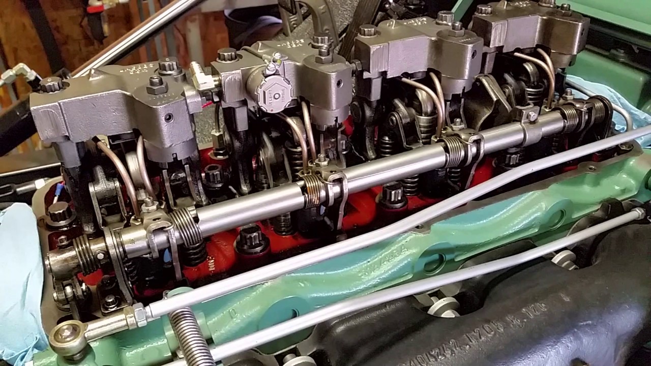 Newly installed Jakes on a Detroit Diesel 4-53T