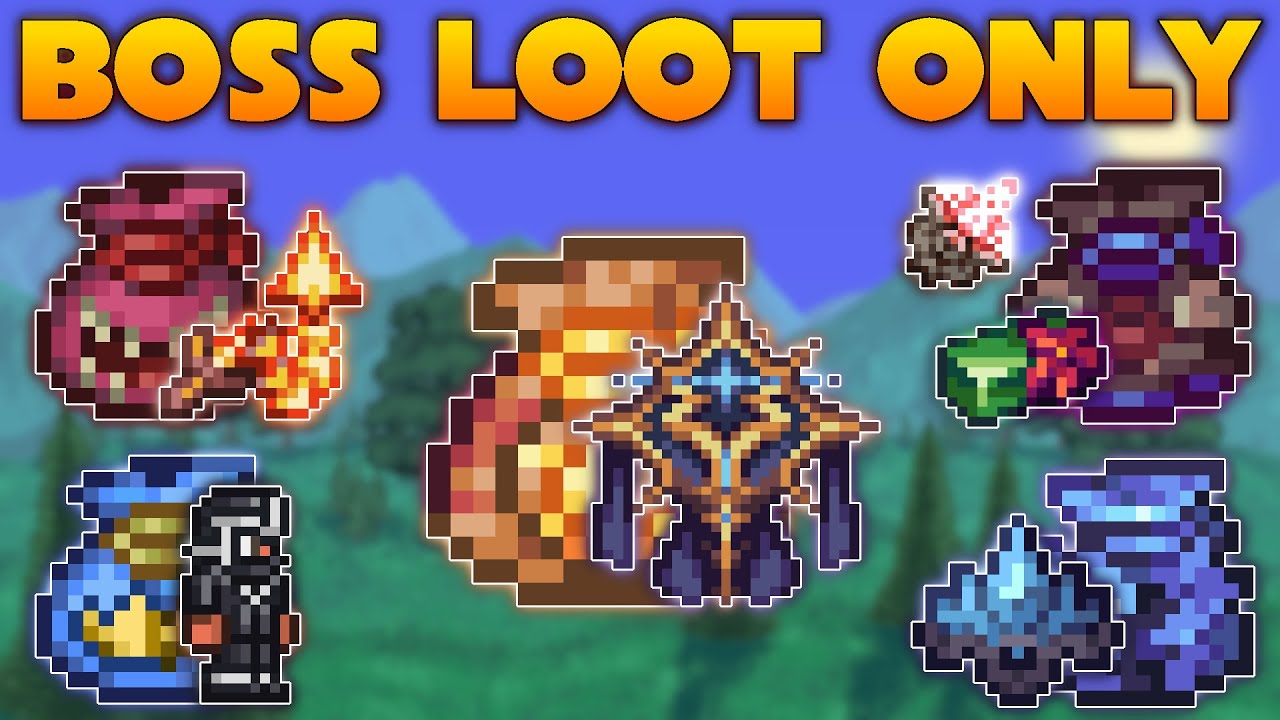 Can you finish Terraria Calamity Mod while using Boss Loot Only?