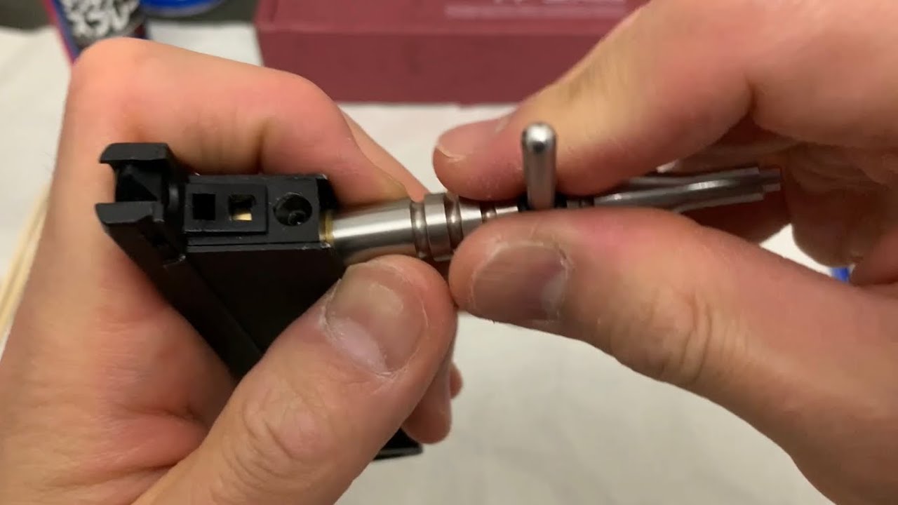 ガス漏れ修理　ワルサーニューPPK/S  マルゼンガスブローバック　エアガンガスガン