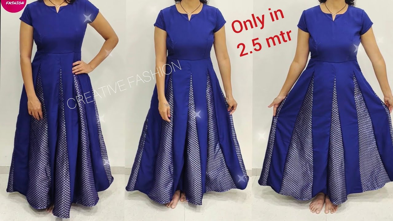 2.5 mtr मे कलीदार Gown .