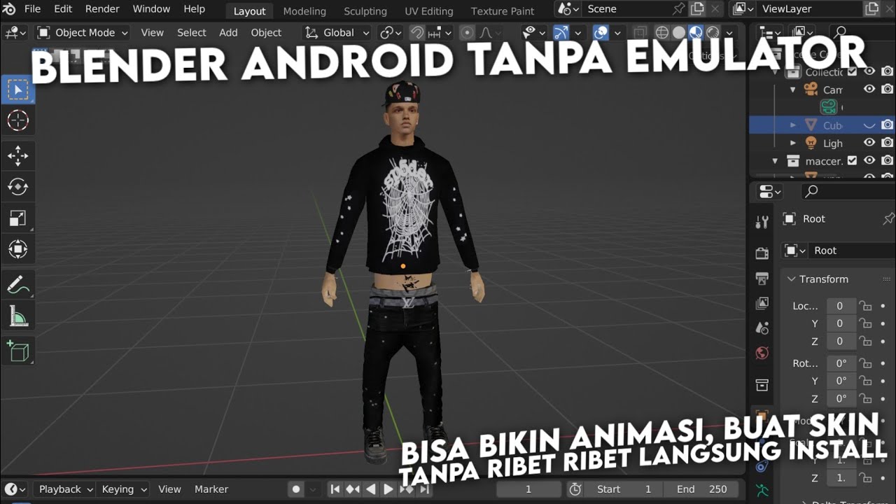 SHARE BLENDER DI ANDROID TANPA EMULATOR! SUPPORT ALL DEVICE
