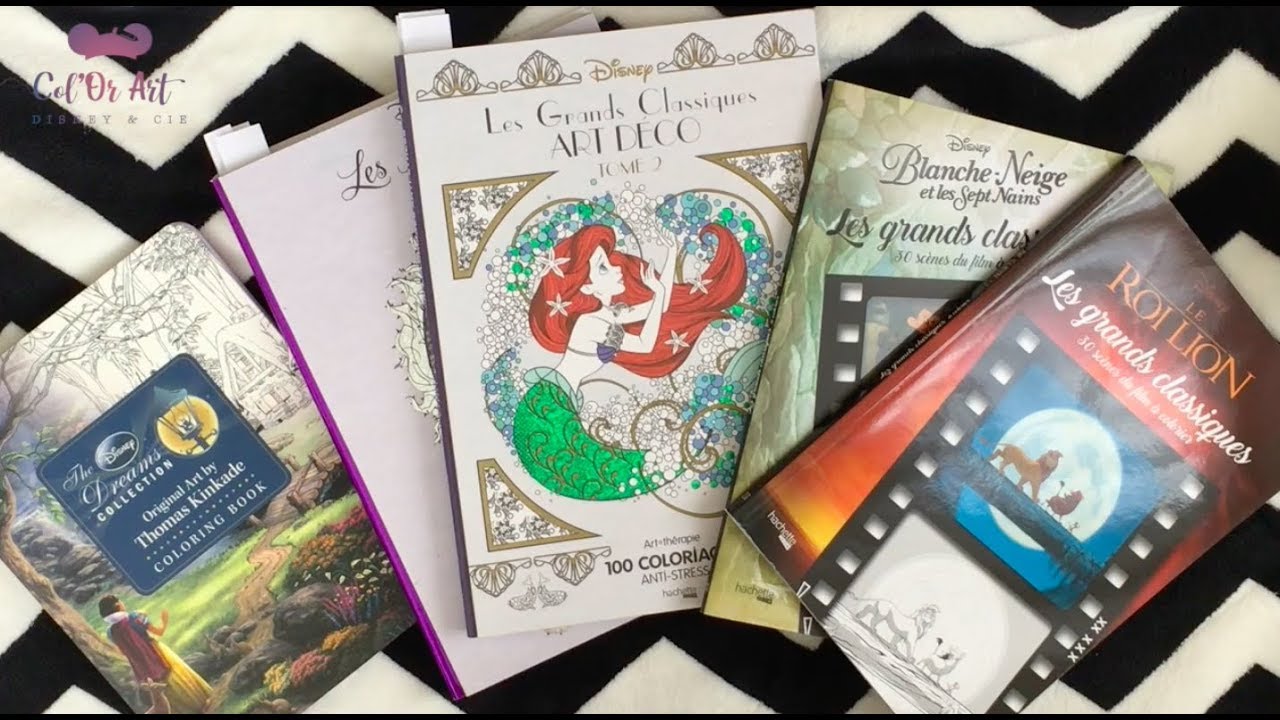 *Présentation* Mes Livres de Coloriage Disney - 1