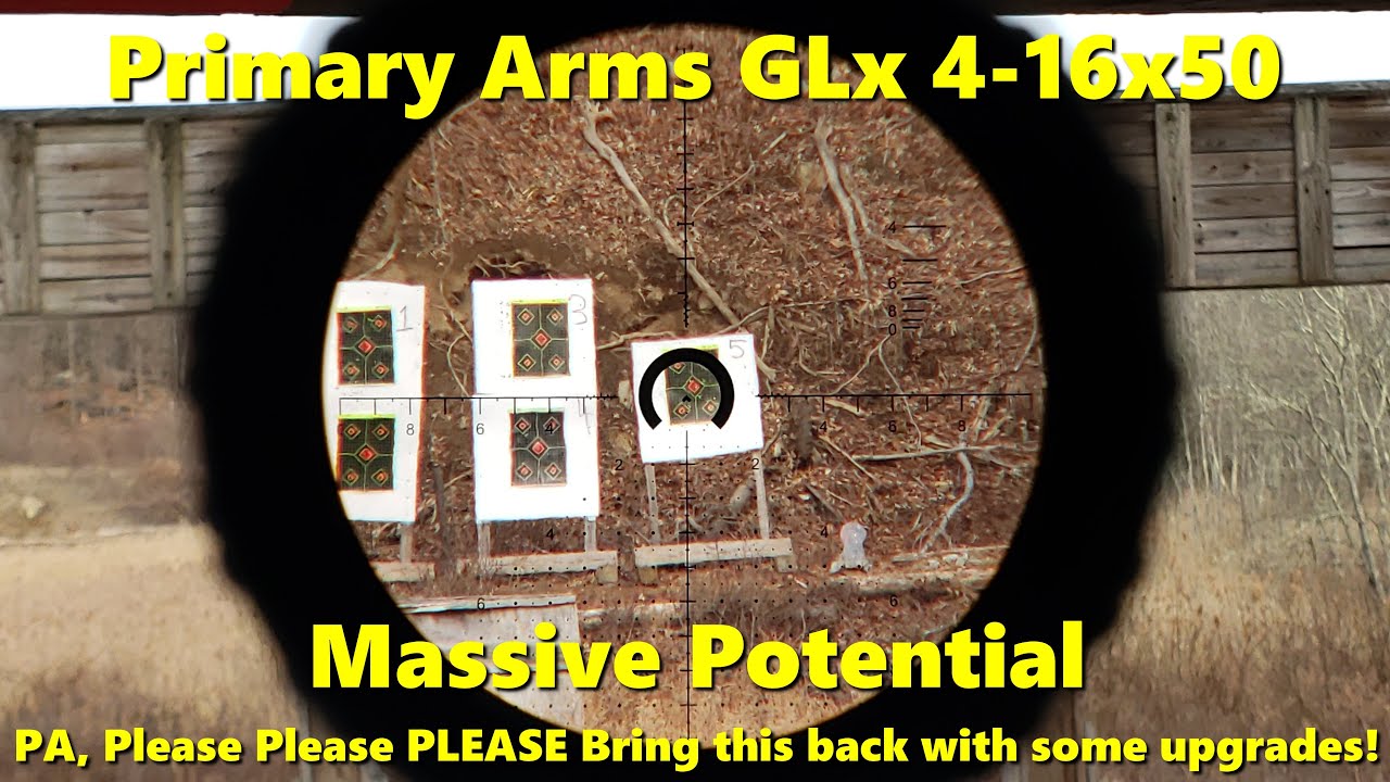 Primary Arms GLx 4-16x50 FFP RePew - MASSIVE Potential!