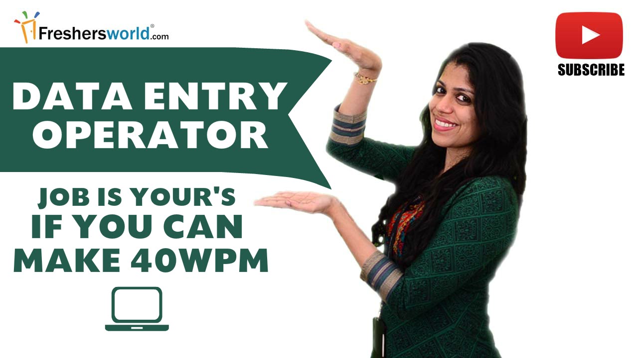 Job Roles For DATA ENTRY OPERATOR &ndash; Entry Level,DataBase,Arts,Science,WPM, Data Management