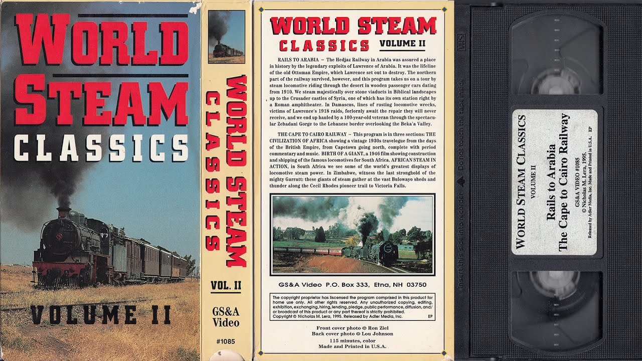 World Steam Classics Vol. 2 (1995) VHS 60fps