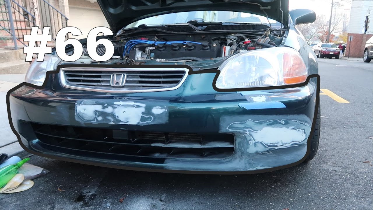 Como reparar y pintar un bumper - parachoque
