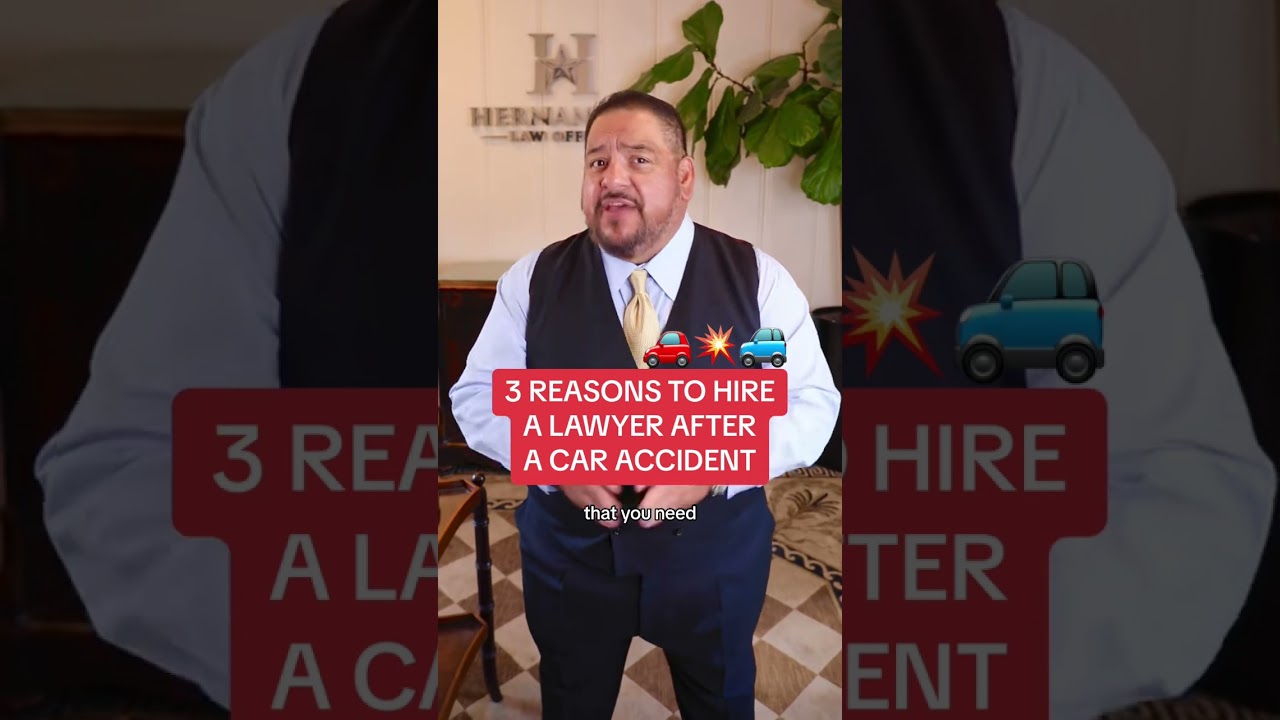 3 Reasons to Hire a Lawyer After a Car Accident! 🚙💥🚗 #texas #viral #lawyer #caraccident #carwreck