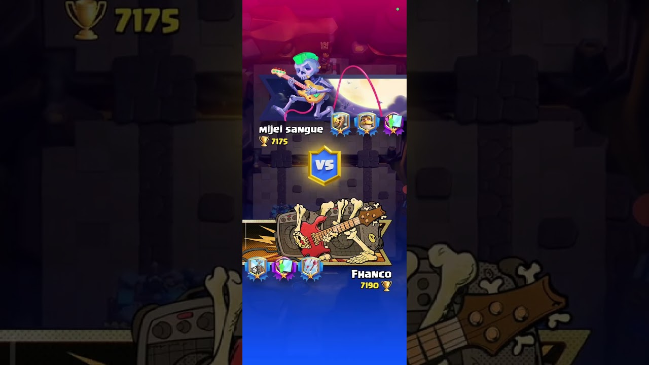 Não dá para ganhar todas. Clash Royale: partidas casuais p/3