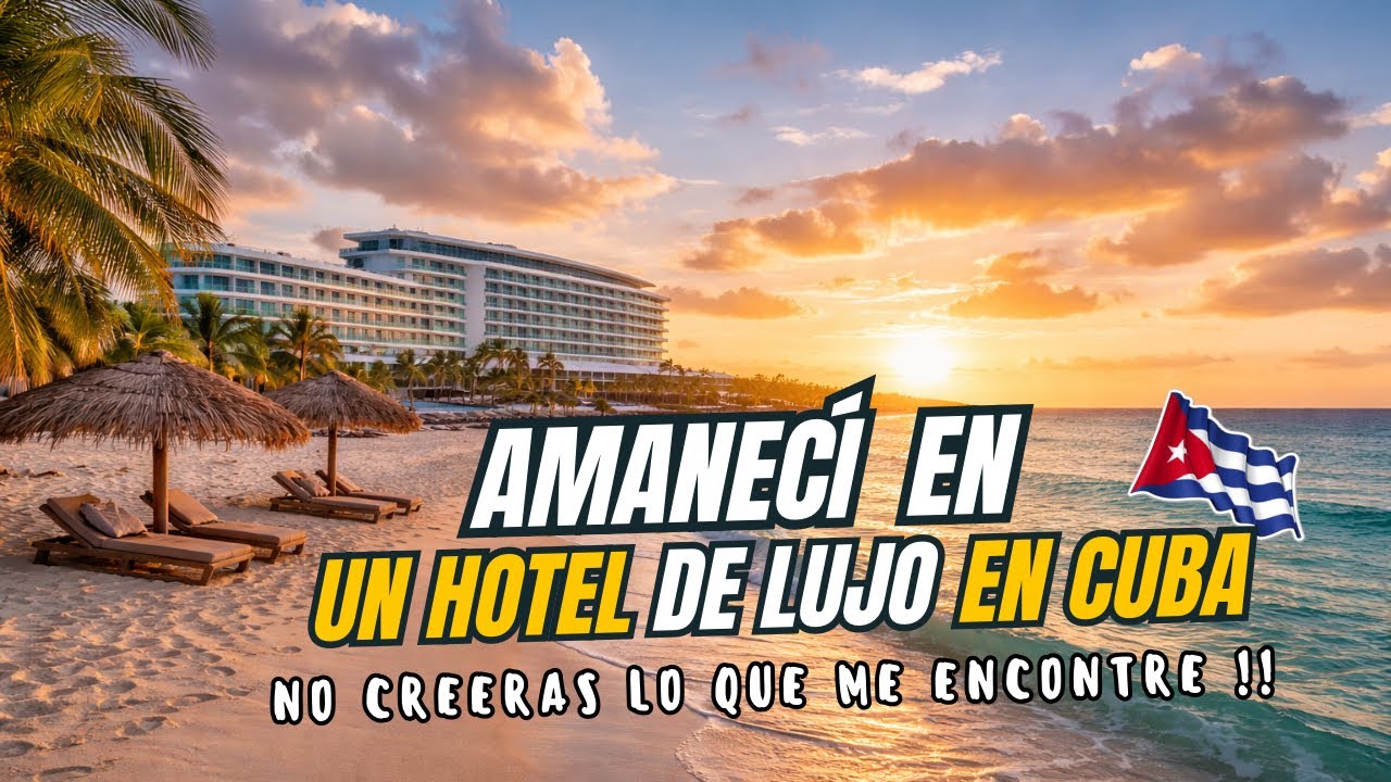 Así se vive un amanecer en el Hotel mas caro de CUBA 🇨🇺 . 