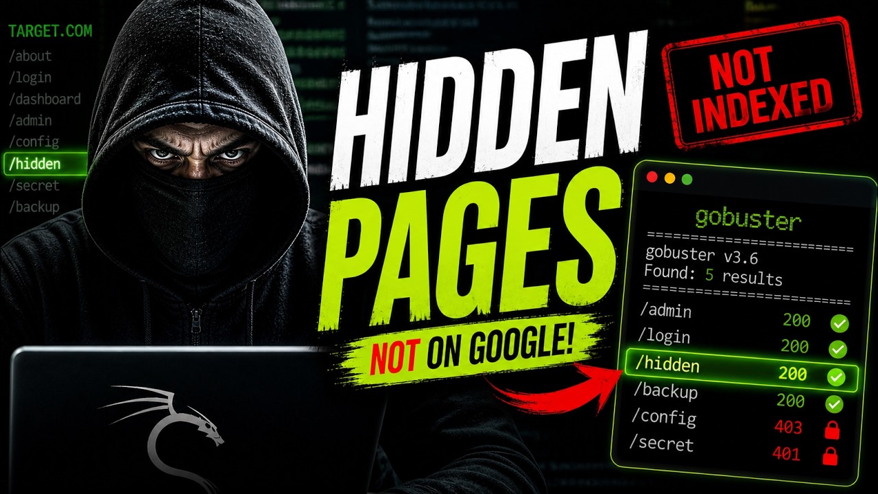 Find Hidden Website Pages 😳 | Gobuster Tutorial | Kali Linux | Ethical Hacking