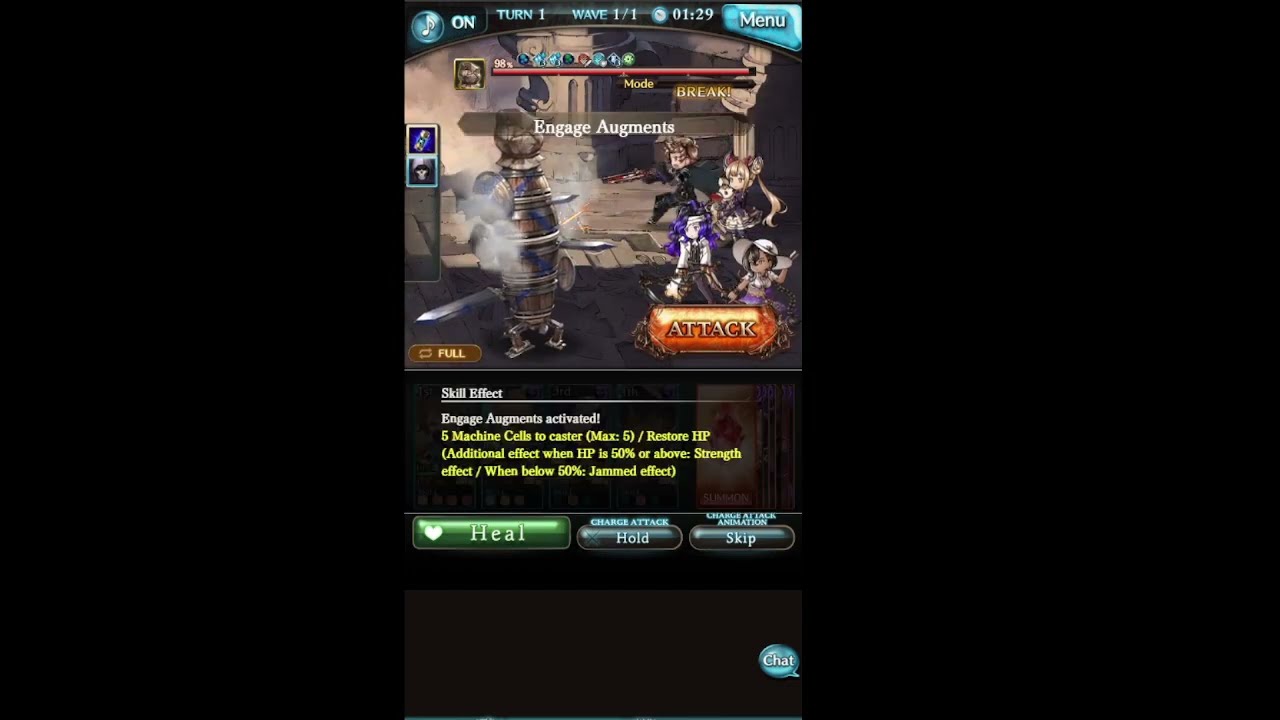 Granblue Fantasy - Orologia Showcase, 596m damage turn 1