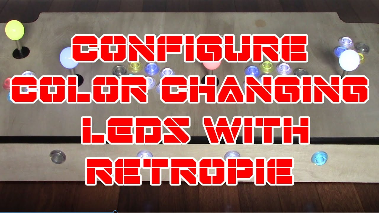 Configuring Retropie and Ultimarc ultimate IO board with RGB LED buttons using RGB commander