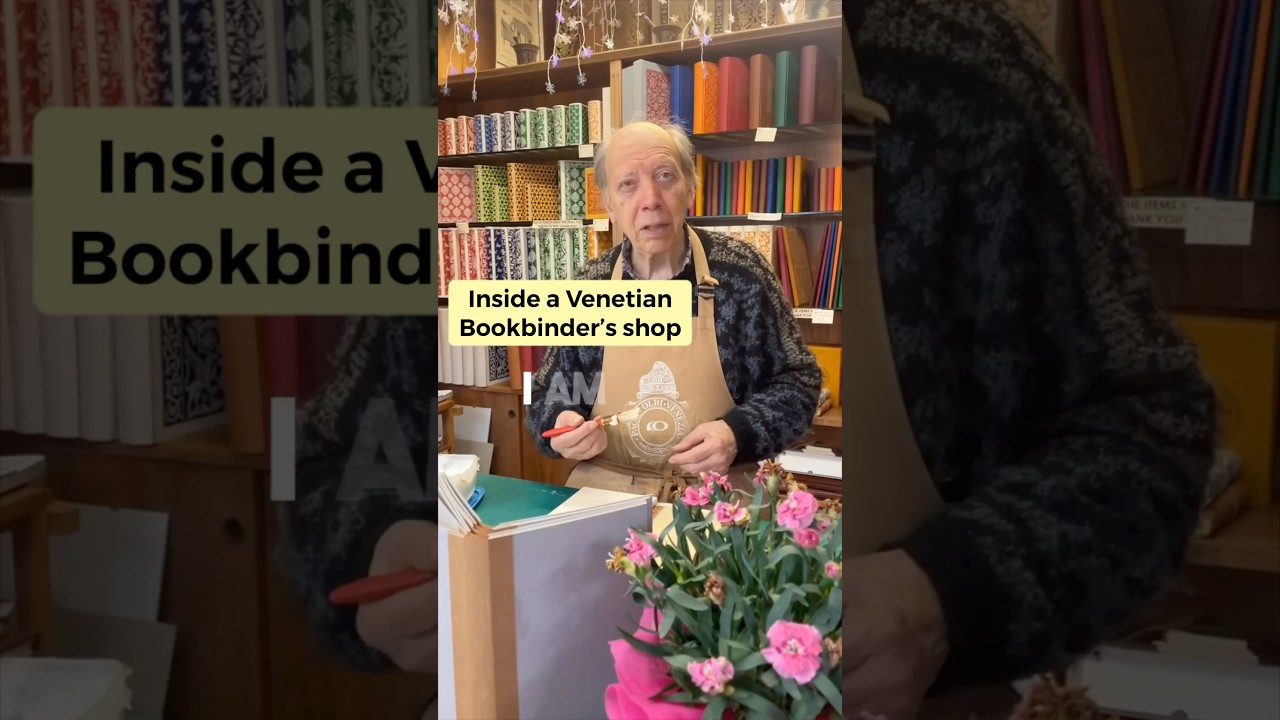 Tour a Venetian Bookbinder&rsquo;s Handmade Bookshop