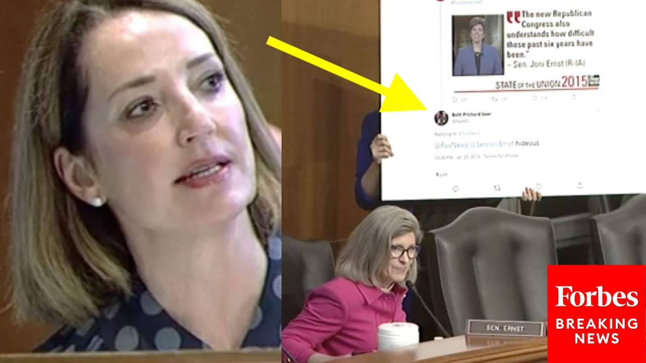 'Can You Explain That Tweet?': Ernst Directly Confronts Biden Nom About Tweet Calling Her 'Hideous'