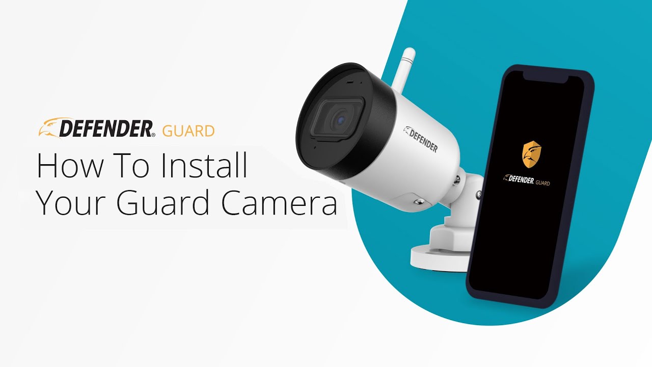 Как установить камеру видеонаблюдения | Defender Guard (IP4MPCB1)