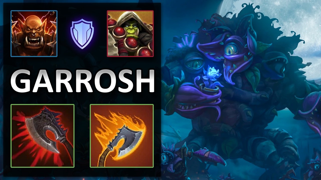 Garrosh Decimate vs Thrall | Garden of Terror | Heroes of the Storm Master Replay