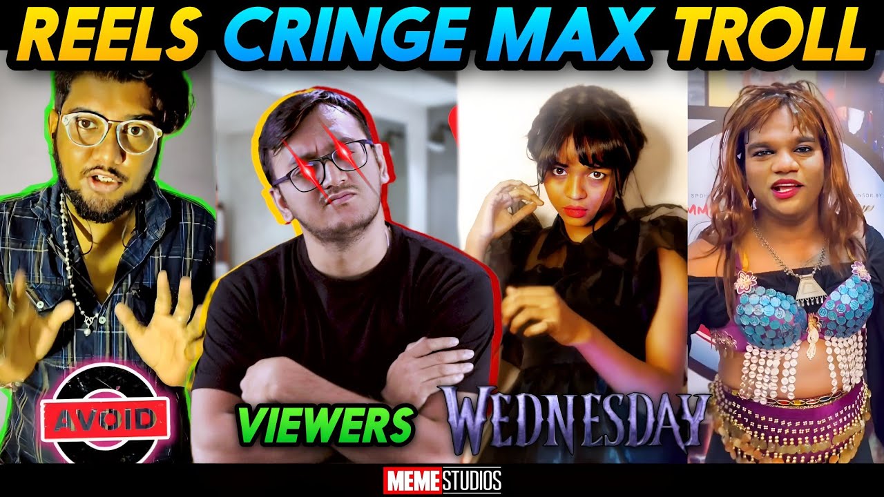INSTAGRAM REELS CRINGE TROLL | WEDNESDAY TROLL | MEME STUDIOS