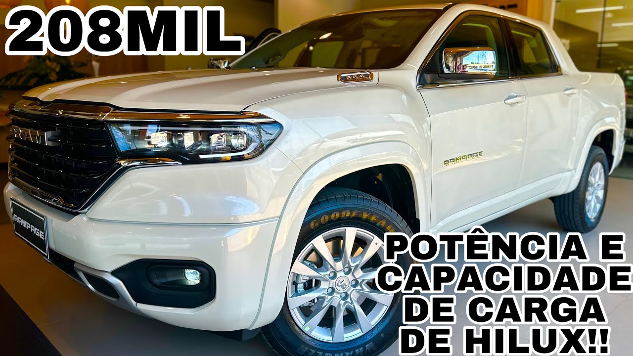 NOVÍSSIMA RAM RAMPAGE BIGHORN 2025 EM DETALHES | NOVA VERSÃO ESTÁ MAIS RÁPIDA ECONÔMICA E POTENTE!!!