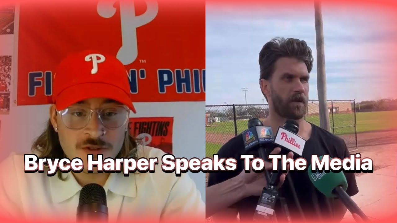 Bryce Harper Speaks To The Media