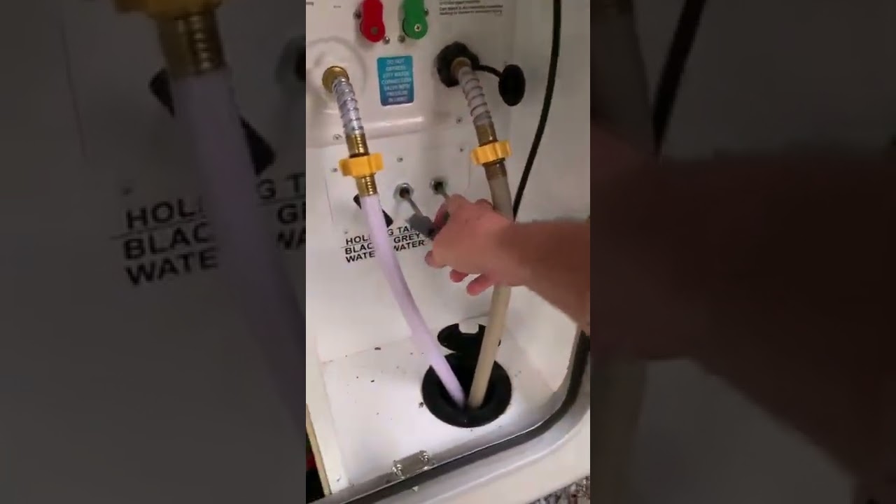 Flushing the RV Black Tank