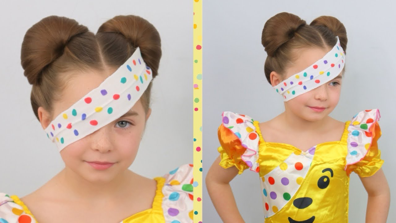 Pudsey Bear Hairstyle, for children in need! 🧸