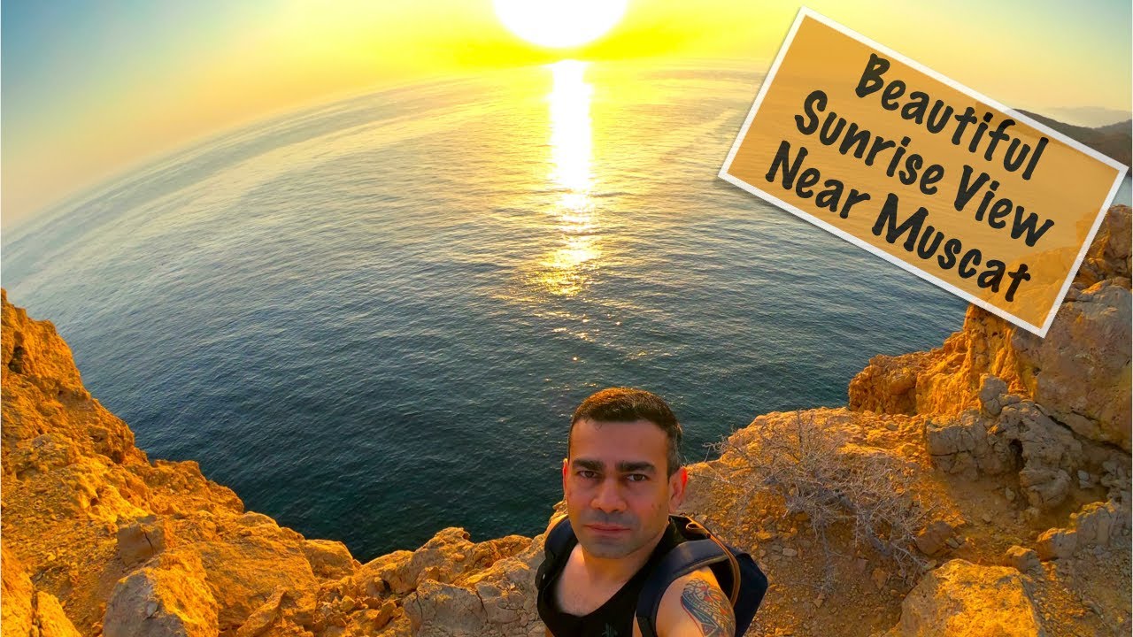 Trekking to Bandar Al Khairan | Beautiful Sunrise View Near Muscat - Oman | Gopro | Hero 7 Black