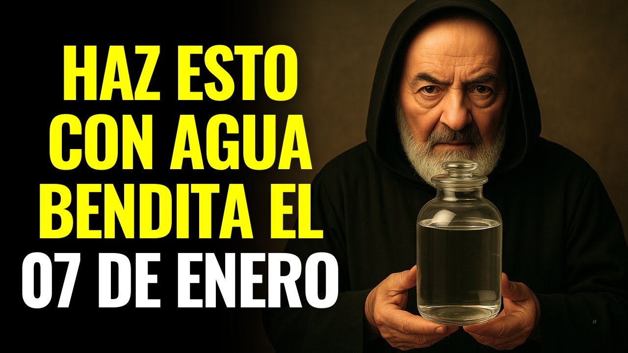 HAZ ESTO CON AGUA BENDITA EN LOS PRIMEROS 7 DÍAS DEL AÑO — EL PADRE PÍO REVELA EL PORQUÉ