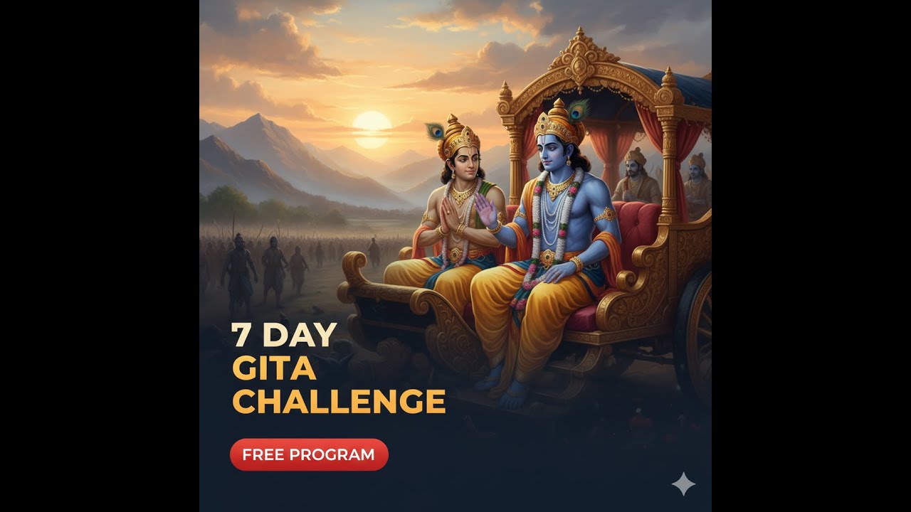 Change Your Life in 1 Week | Free Gita Program Day 1