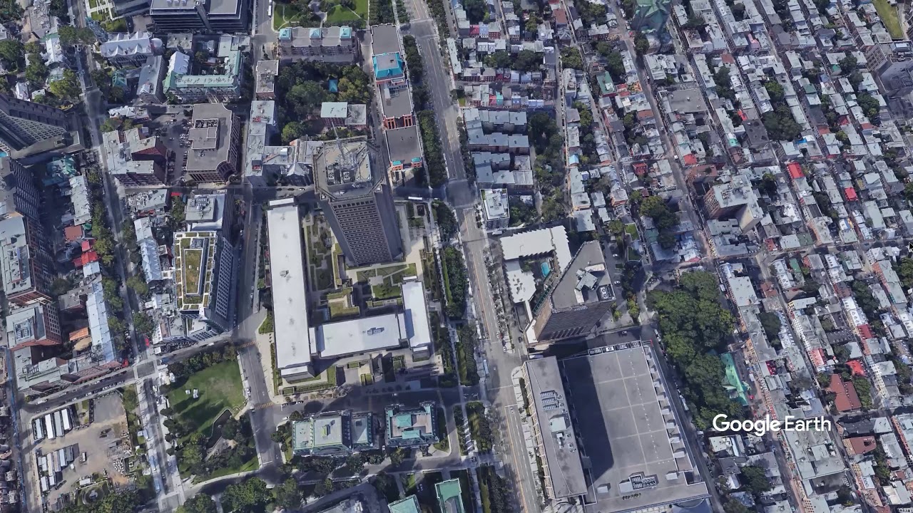 Ville de Québec - haute altitude - Google Earth Studio