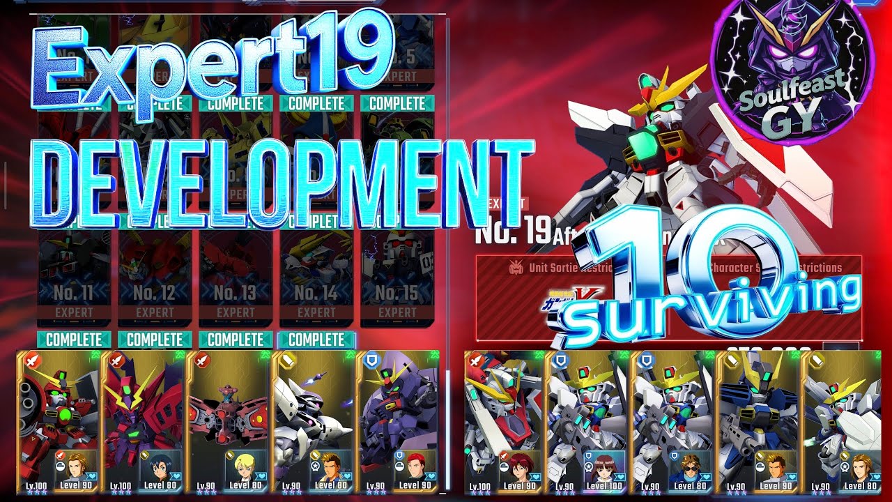 SD Gundam G Generation Eternal: Eternal Road Expert 19 Development &10 Surviving 