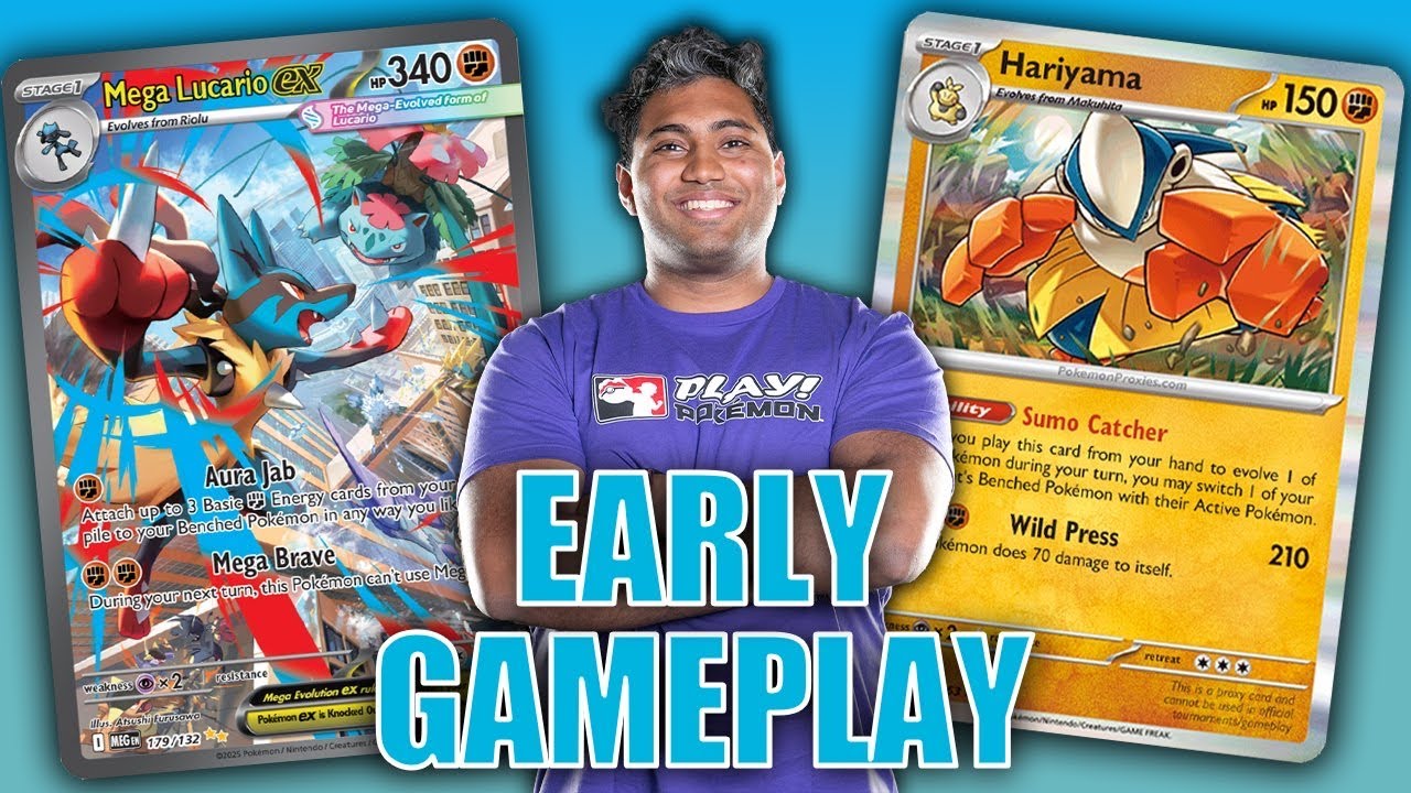 Mega Lucario EX РАННИЙ геймплей и список колод!