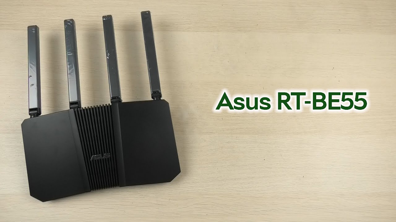Розпаковка Asus RT-BE55