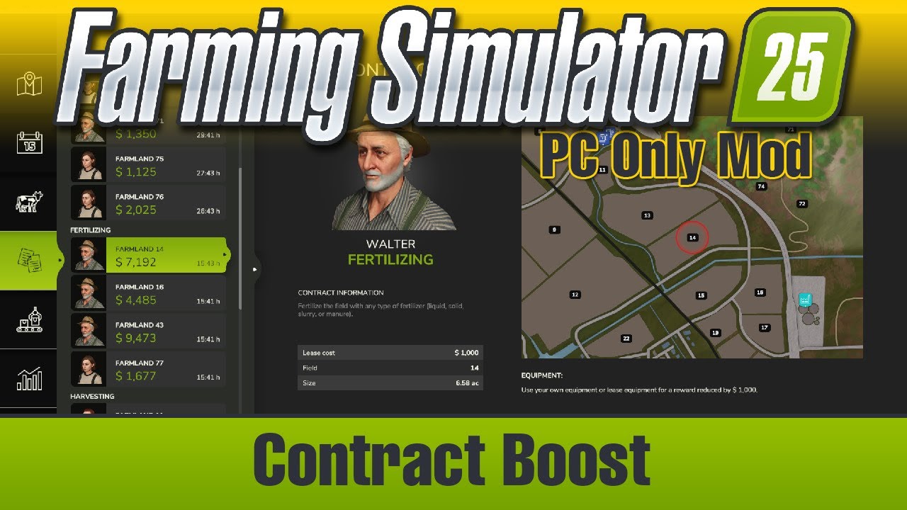 Contract Boost - FS25 Mod